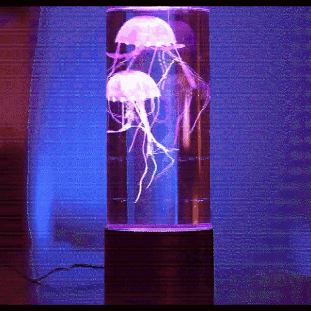 Jellyfish Mood Lamp - Full Size Animated Decorative Light