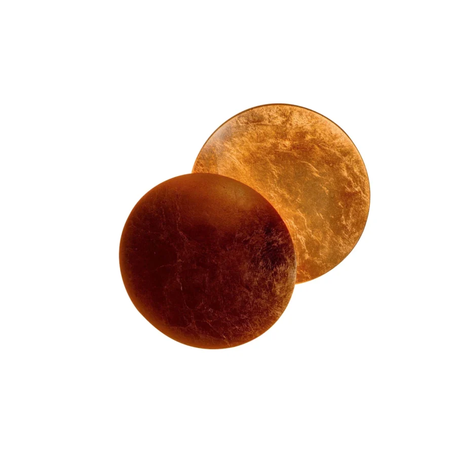 Gold Moon Eclipse LED Wall Sconce – Round Bedside & Aisle Light - Image 2