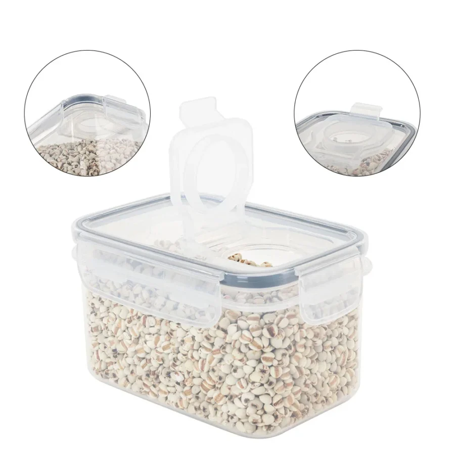 Airtight Plastic Food Storage Container with Lid - Image 4