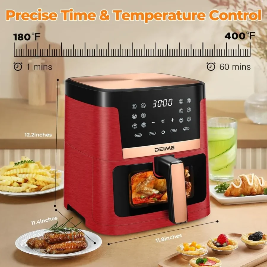 7.5 QT Air Fryer – 1700W Oilless Cooker with 12 Presets - Image 3