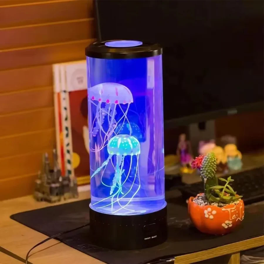 3-Size USB Jellyfish Lamp - Color Changing LED Night Light - Image 3