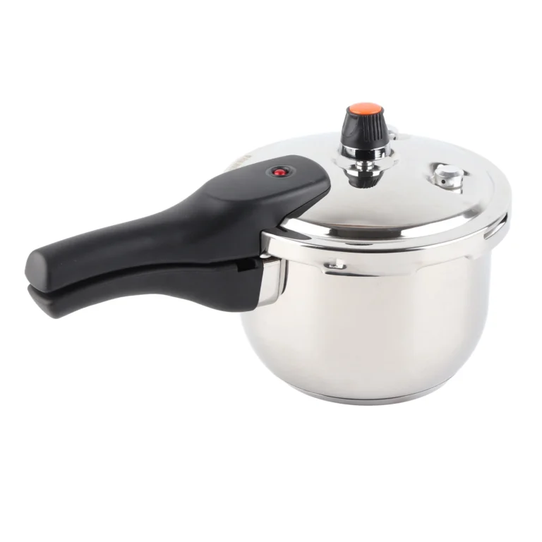 Stainless Steel Pressure Cooker with Safety Valve – Explosion-Proof, 80KPA