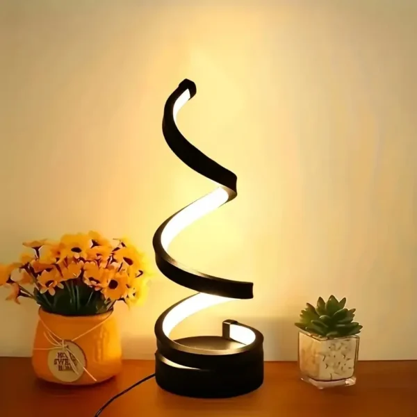 USB LED Spiral Desk Lamp
