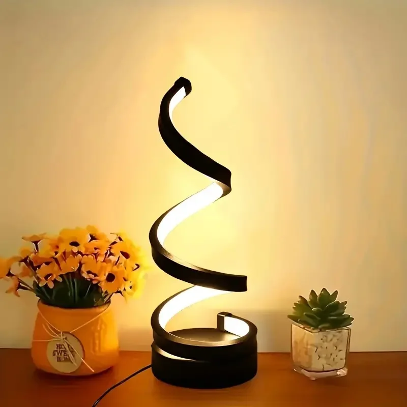 USB LED Spiral Desk Lamp