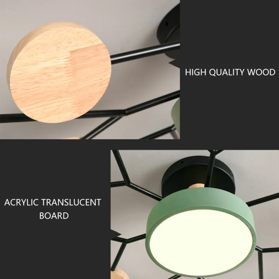 Modern LED Chandelier for Living Room, Bedroom & Study - Image 5