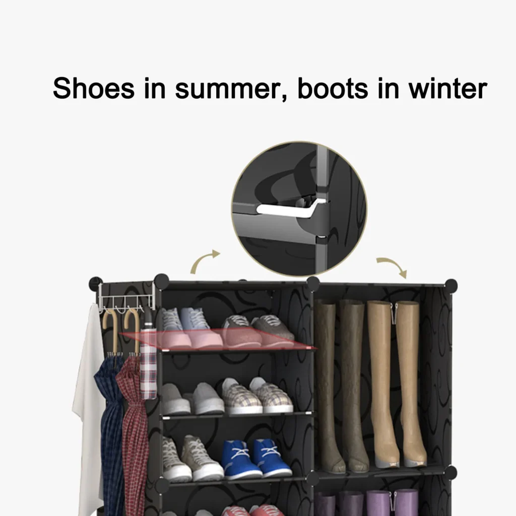 Vertical Shoe Rack Organizer – Multi-Layer, Space-Saving, Large Capacity - Image 5