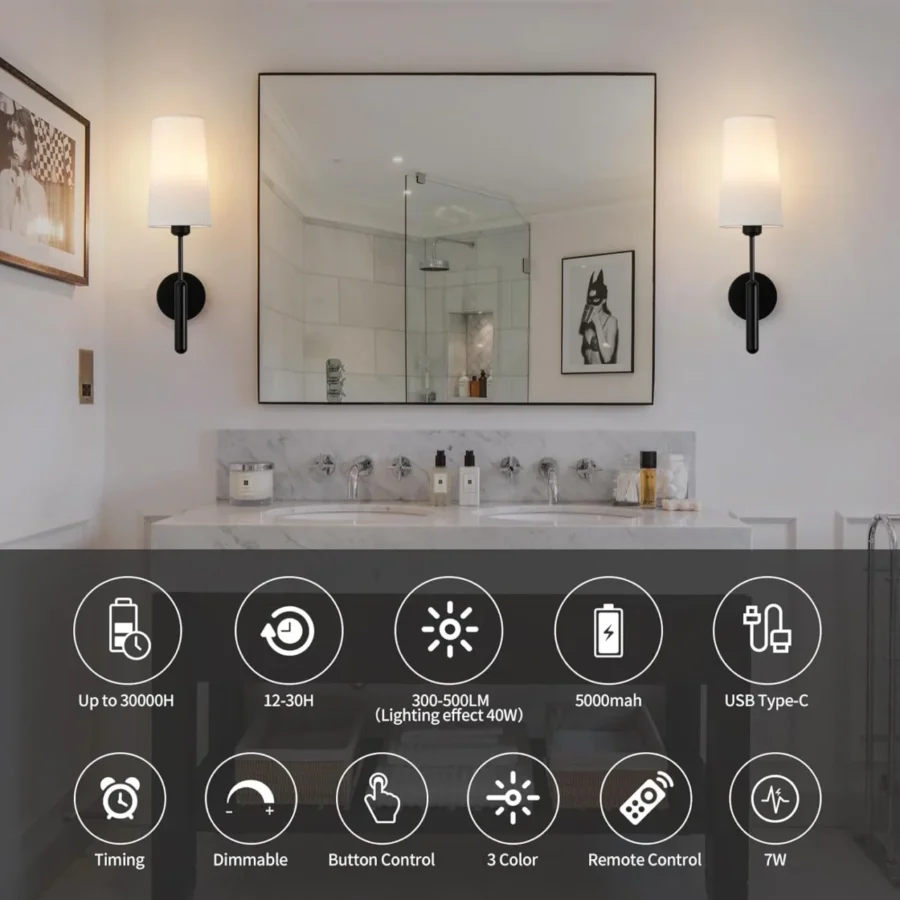 Rechargeable Wireless Wall Light - Image 4