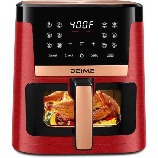 7.5 QT Air Fryer – 1700W Oilless Cooker with 12 Presets