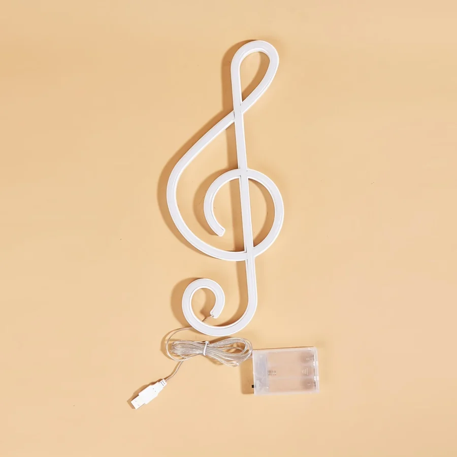 Music Note LED Neon Sign - Image 5