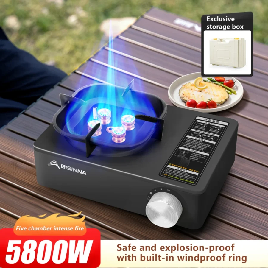BISINNA 5800W Portable Camping Gas Stove for Outdoor Cooking - Image 4