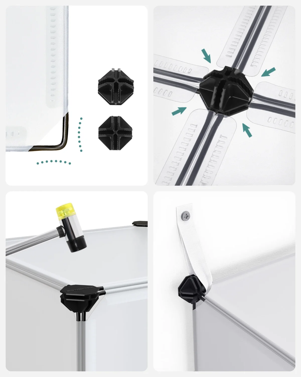 SONGMICS 16-Cube Storage Organizer – Bookshelf & Closet Storage - Image 3