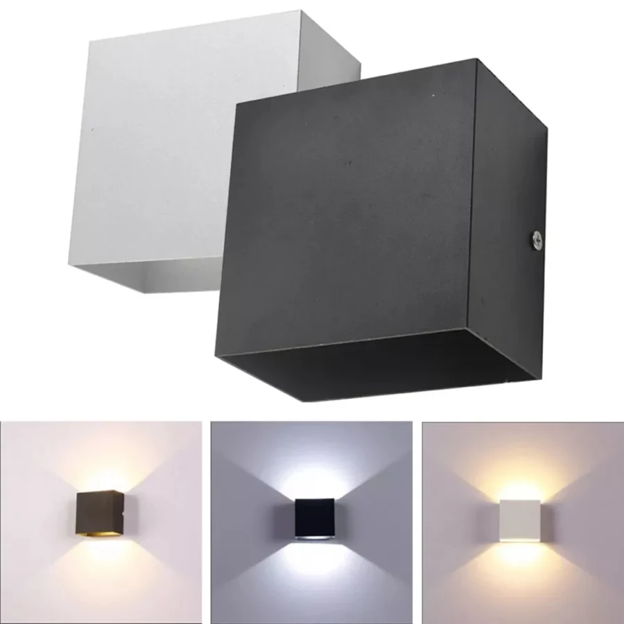 Indoor LED Cube Wall Lamp for Bedroom Living Room AC110V 220V - Image 5