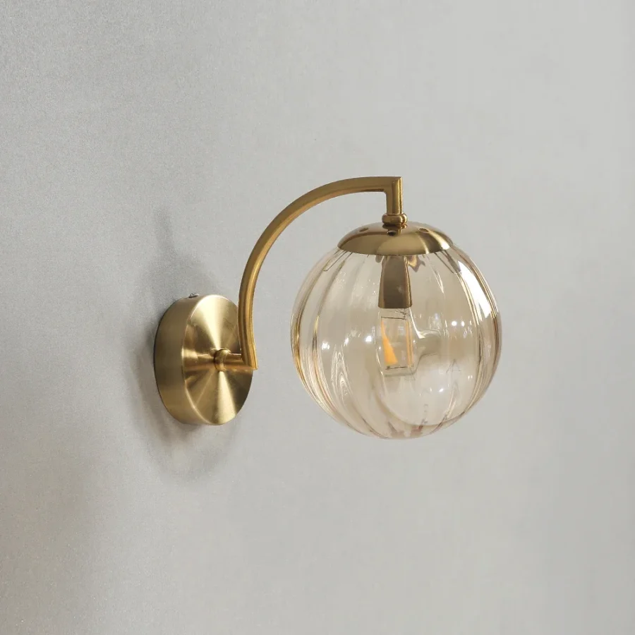 Modern Nordic LED Glass Wall Lamp – Minimalist Indoor Sconce for Bedroom, Living Room, Kitchen - Image 6