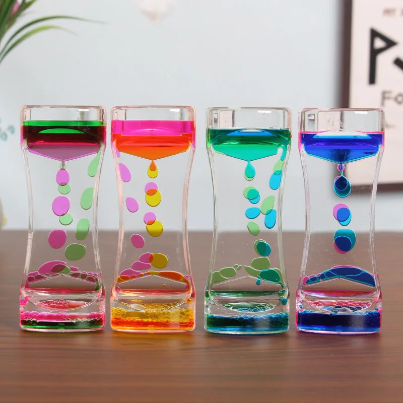 Liquid Motion Bubbler Timer – Sensory Stress Relief Toy for Kids & Adults