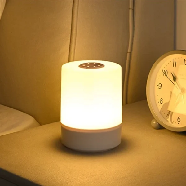 Dimmable LED Bedside Table Lamp – Touch Control Night Light for Bedroom