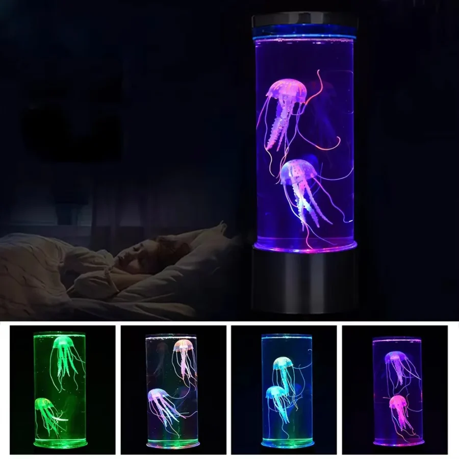 3-Size USB Jellyfish Lamp - Color Changing LED Night Light