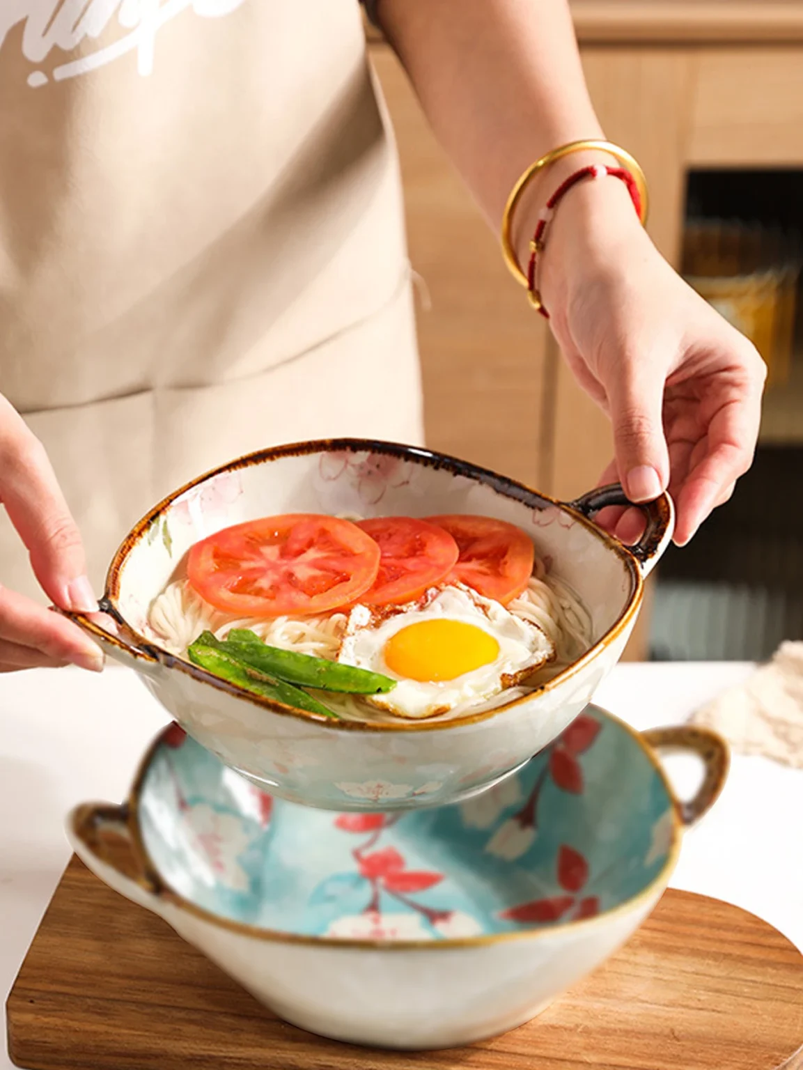 Ceramic Noodle Bowl - Image 2