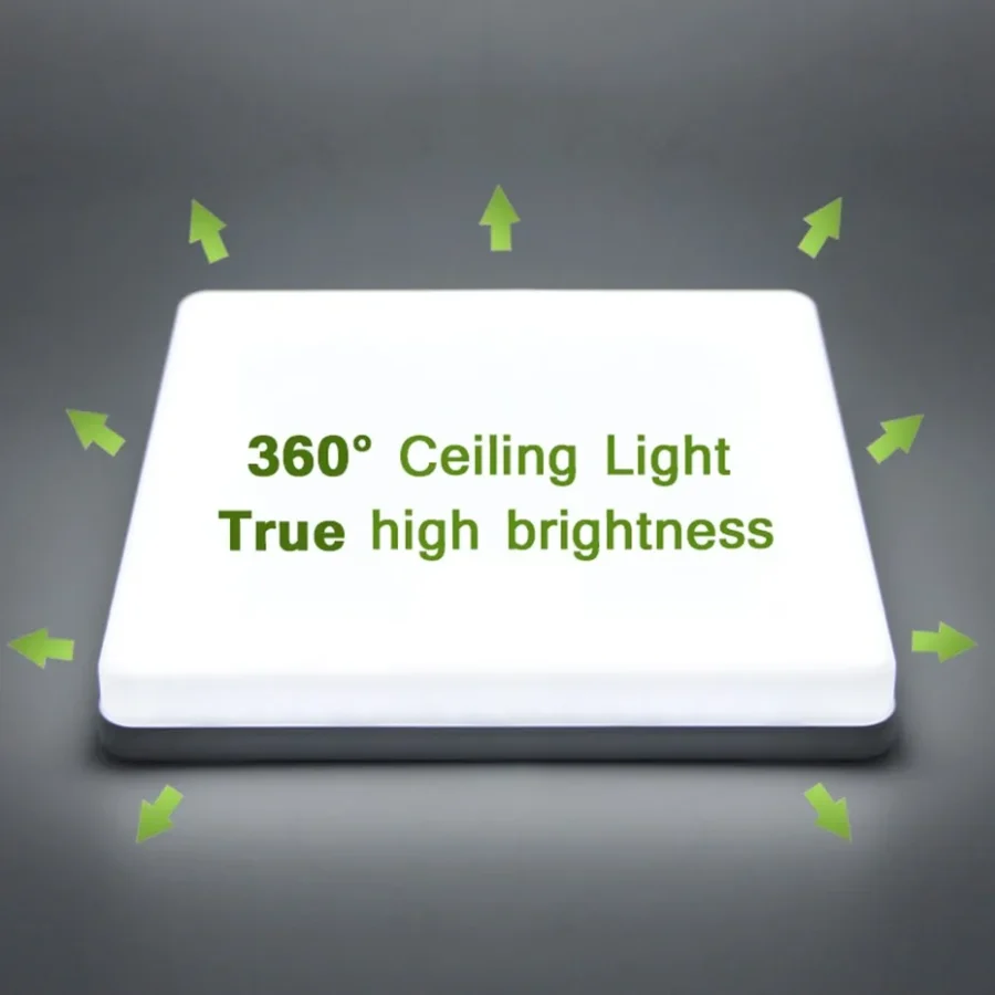 Square LED Ceiling Lamp for Bedroom & Living Room Lighting - Image 3