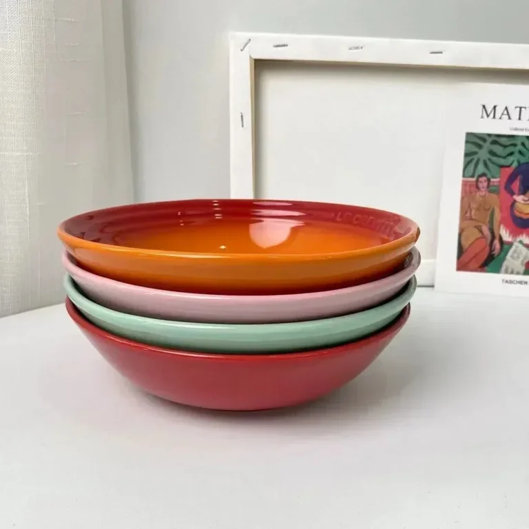 7" Porcelain Soup Bowl – Colorful Ceramic Dinner & Salad Plate