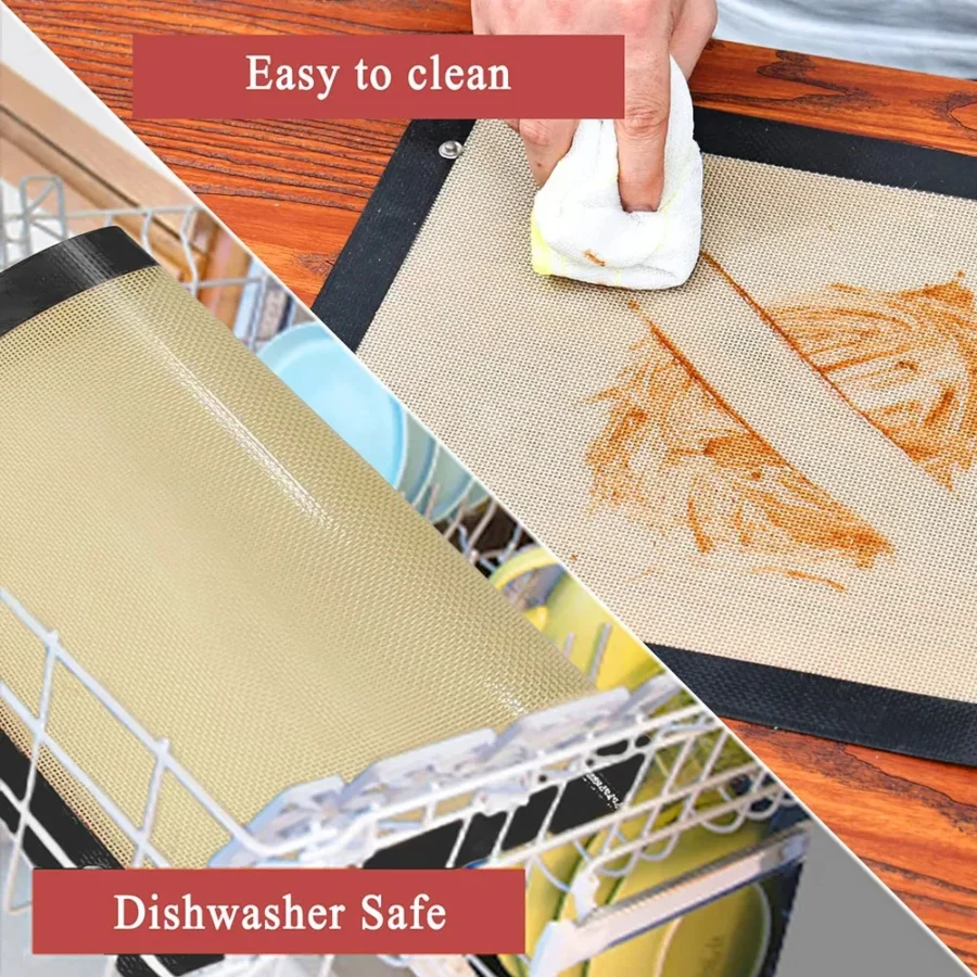 Silicone Baking Shims – Leak-Proof, Heat-Resistant, Reusable Mat for Cookies & Macarons - Image 4