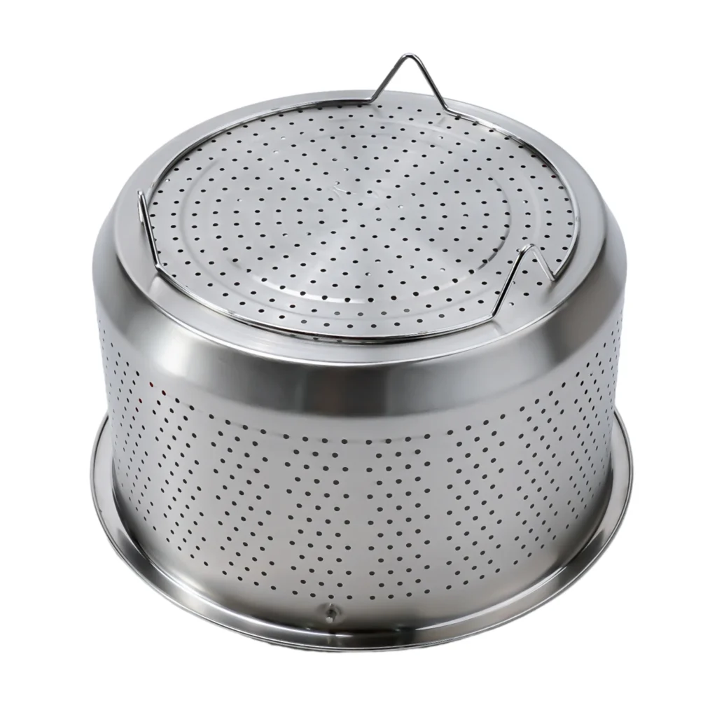 Stainless Steel Steamer Basket for Instant Pot with Silicone Handle - Image 3