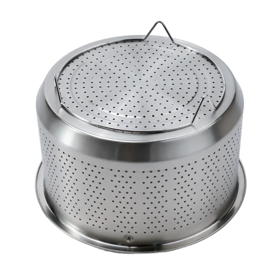Stainless Steel Steamer Basket for Instant Pot with Silicone Handle - Image 3