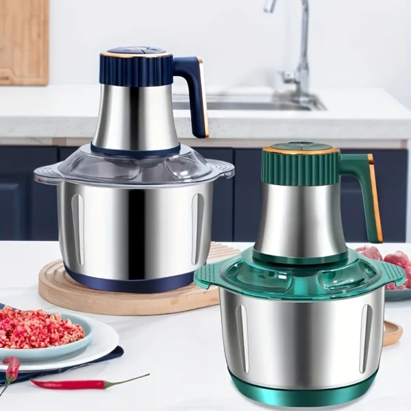 5L Electric Meat Grinder & Food Chopper – Stainless Steel Kitchen Processor