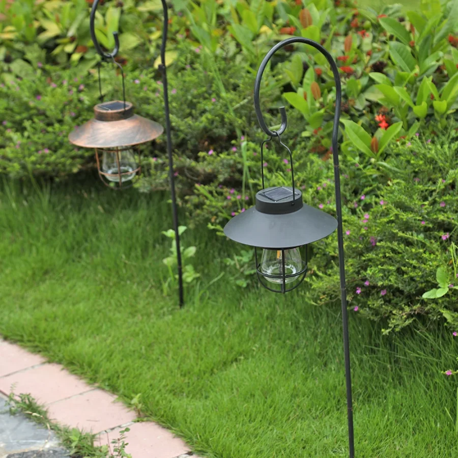 Solar Retro LED Camping Lantern – Waterproof Hanging Light for Garden & Tent - Image 3