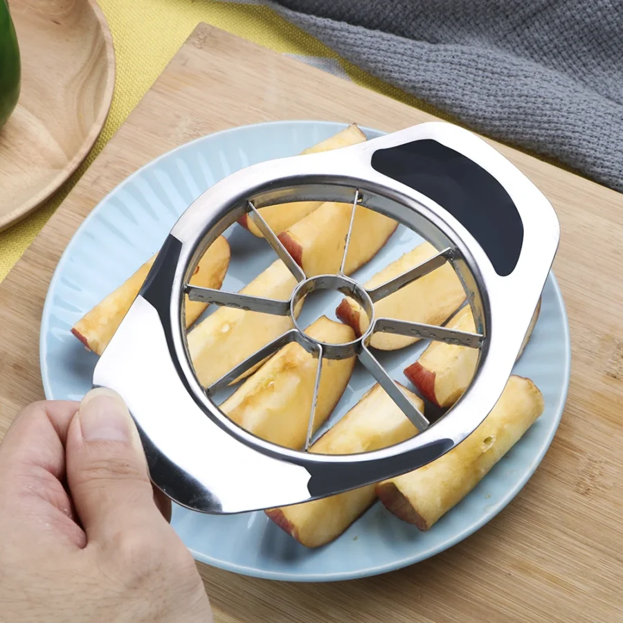 HILIFE Stainless Steel Apple & Fruit Cutter with Comfort Handle - Image 3