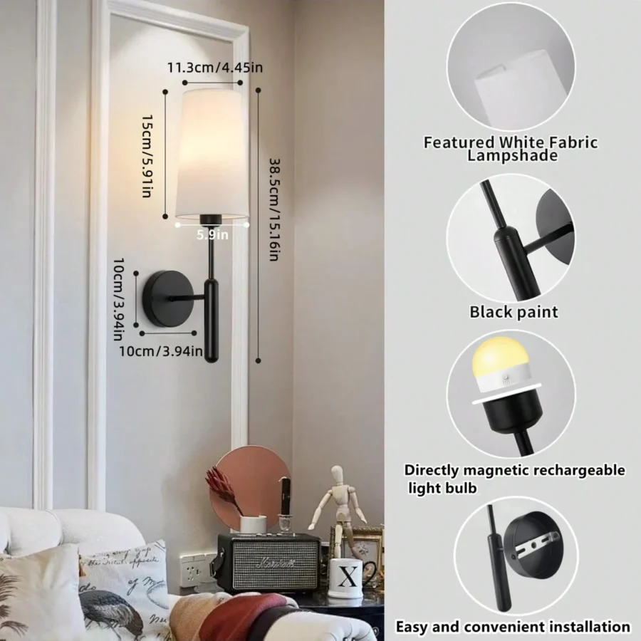 Rechargeable Wireless Wall Light - Image 2