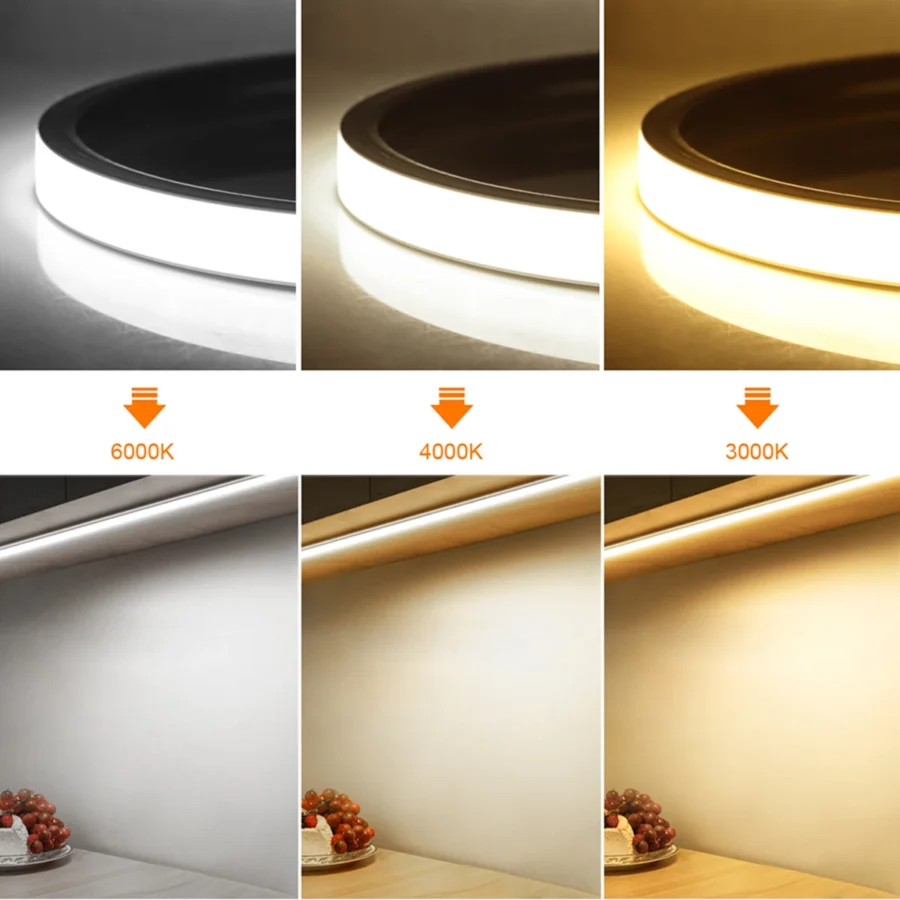 Smart PIR Motion Sensor COB LED Strip Light – Auto On/Off, Waterproof, 320 LEDs/m - Image 3