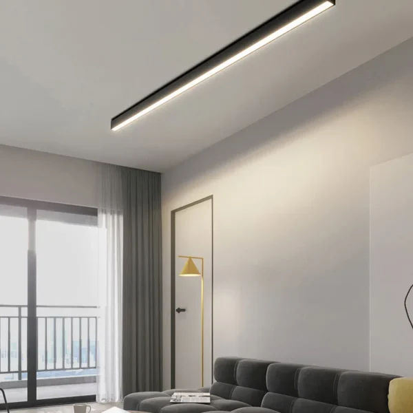 Modern Long Strip Ceiling Light for Living Room & Office