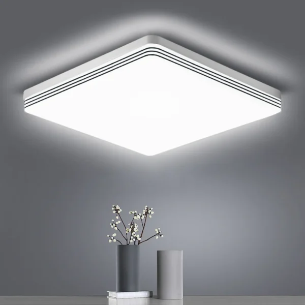 Square LED Ceiling Lamp for Bedroom & Living Room Lighting