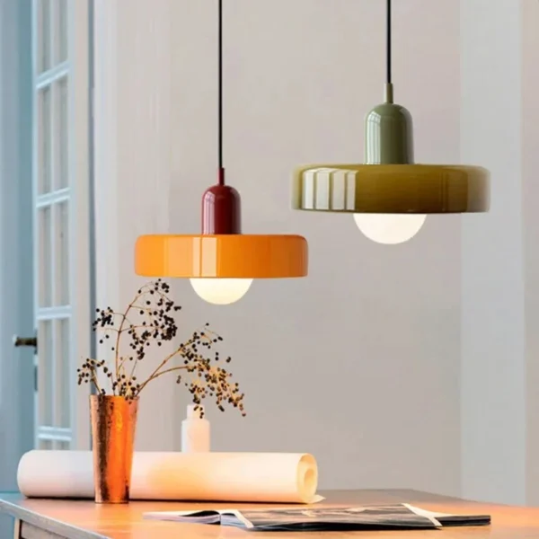Nordic Glass Chandelier for Living & Dining Room – E27 LED Fixture