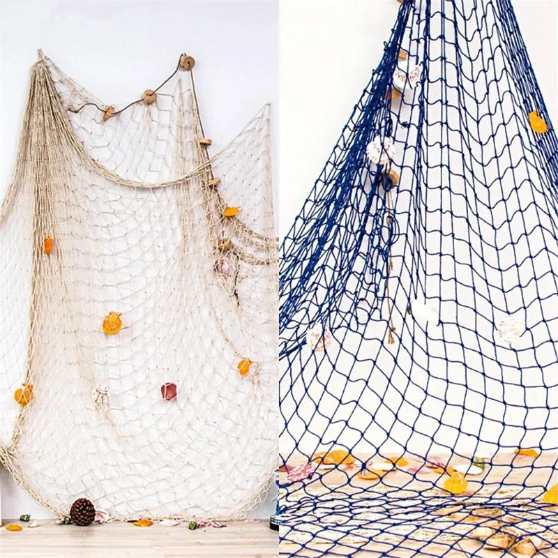 Fishing Net Wall Hanging Marine Decoration